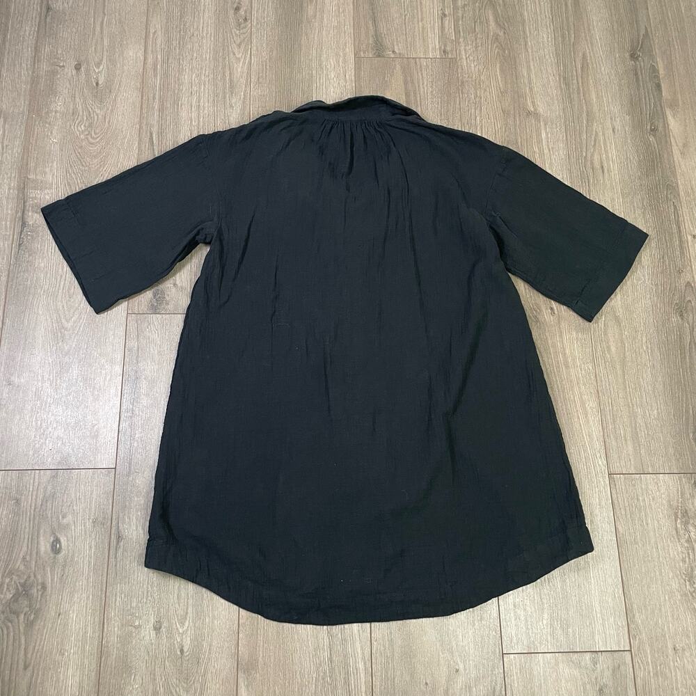 Madewell Lightspun Cover Up 3/4 Sleeve Mini Shirt Dress US Women's XXS New - Picture 5 of 7